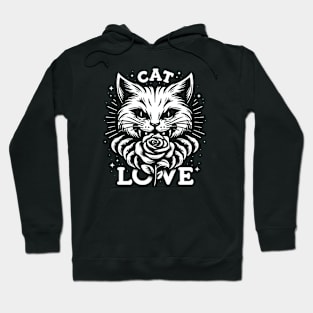 Cat love Hoodie